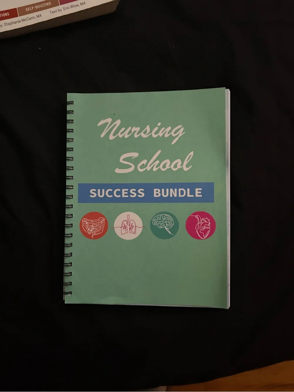 Nursing School Success Bundle Spiral Notebook - Teal